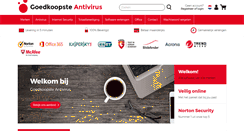 Desktop Screenshot of goedkoopsteantivirus.nl
